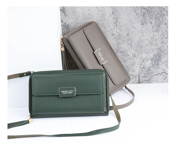 Icone™ WalletBag: Omvormbare Grote Portemonnee Slinger Tas