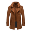 Icone™ WinterCoat: Luxe Dubbele Kraag Stijlvol Winter Trenchcoat