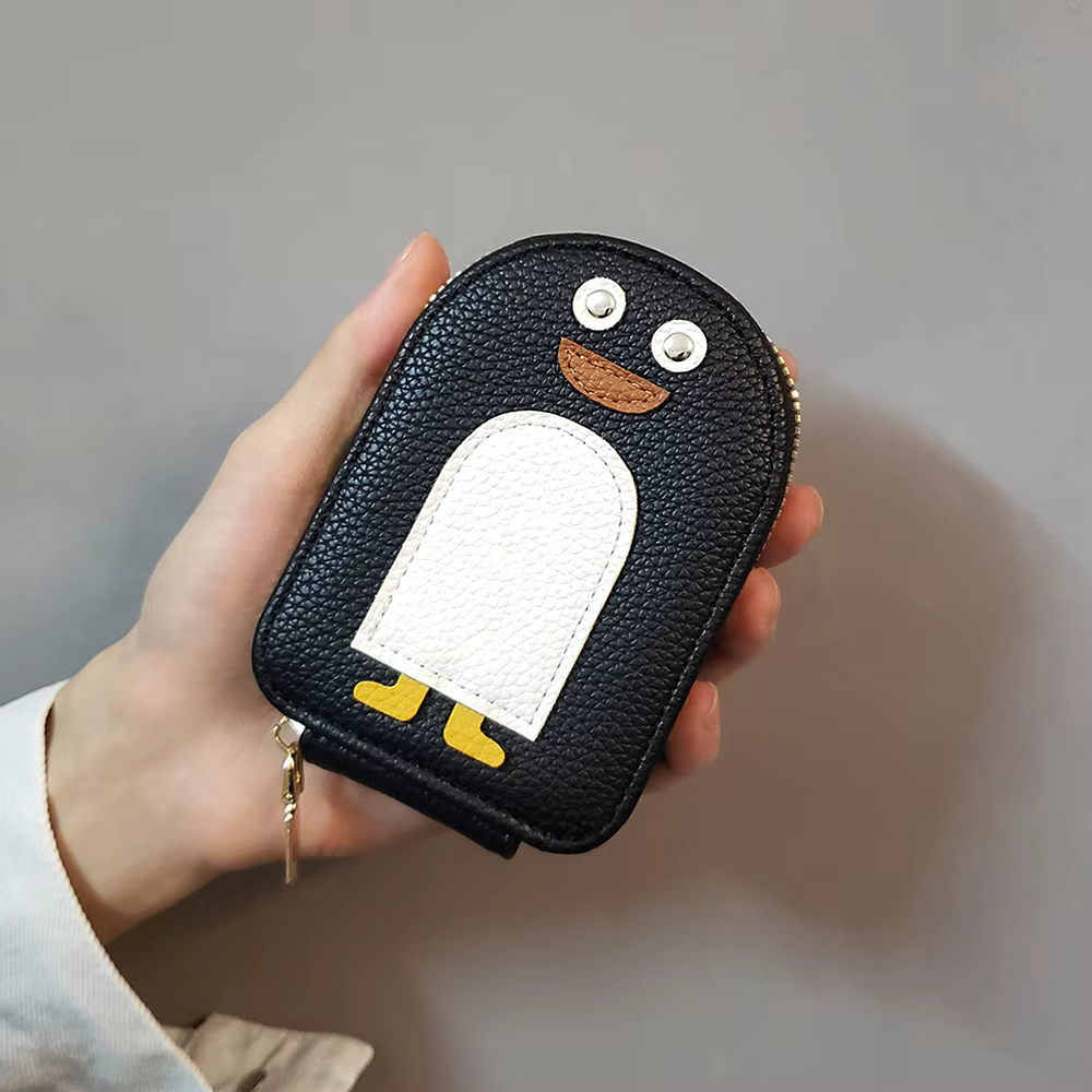 Icone™ PenguinWallet: Pinguïn Groot Capaciteit Kaart Houder