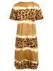 Icone™ LeopardDress: Dames Luipaard Print Jurk