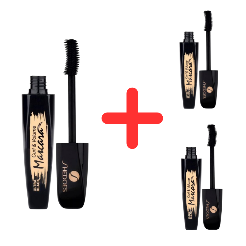 LashMascara 1+2 GRATIS: Ultra Black Extra Volume Wimper Mascara