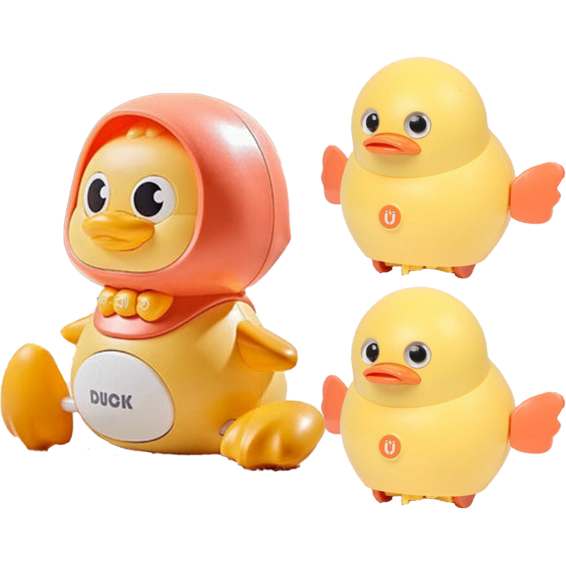 Kletshuts™ WalkingDuck: Interactief Schattig Lopen Eend Baby Speelgoed