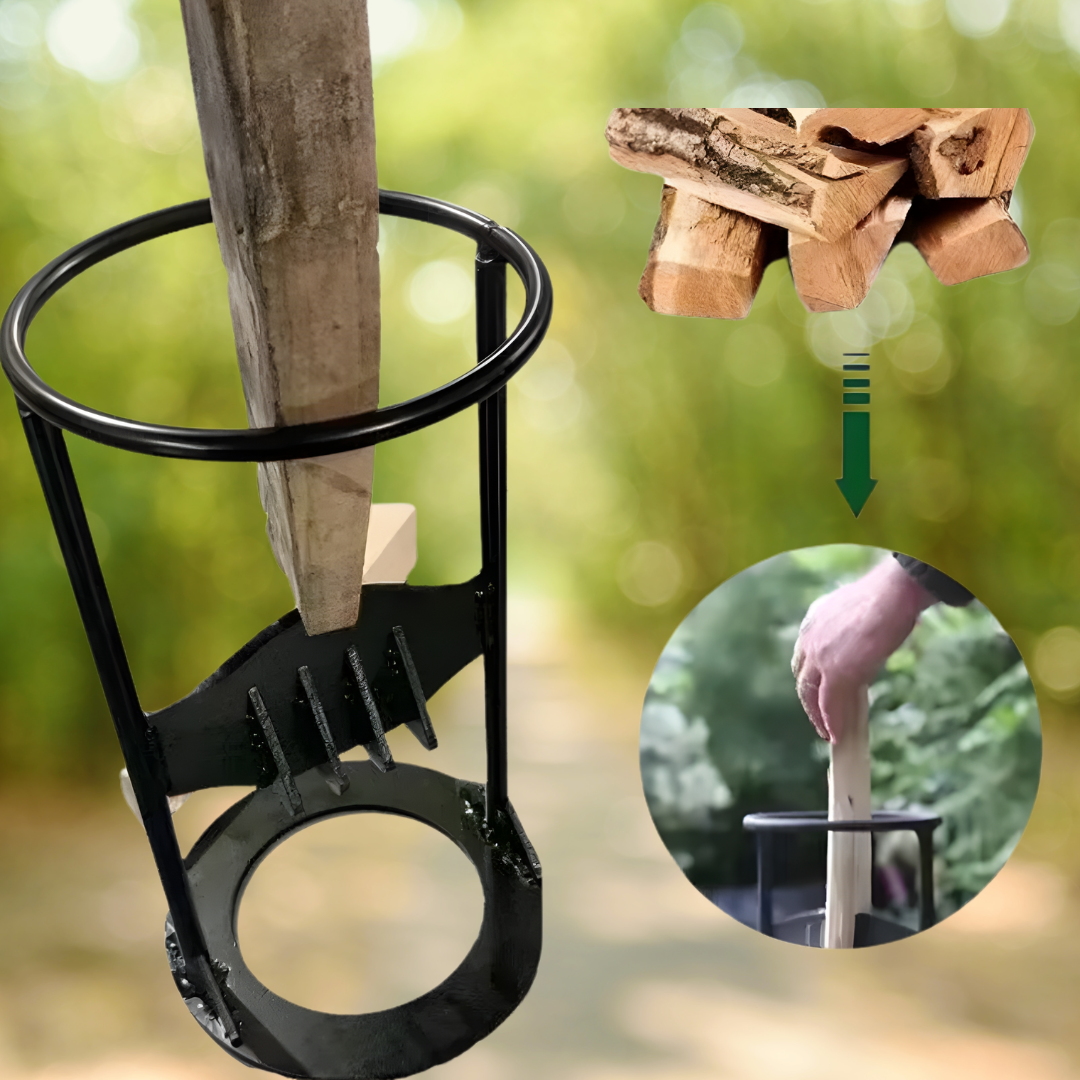 WoodSplitter - Draagbare Gietijzeren Hout Splitter