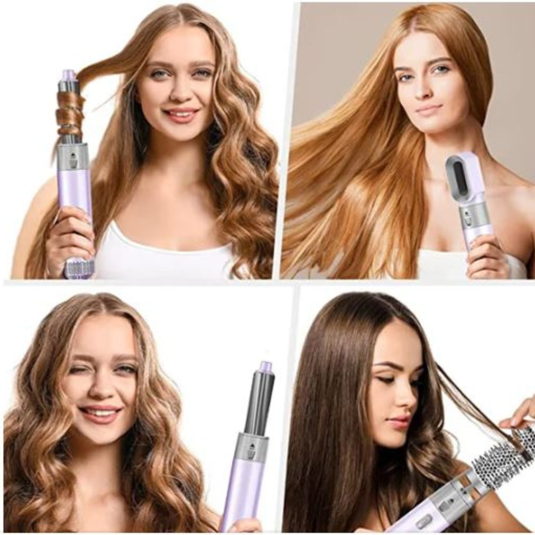 Rose® HairStyler -5 in 1 Professionele Haarstyler Borstelset