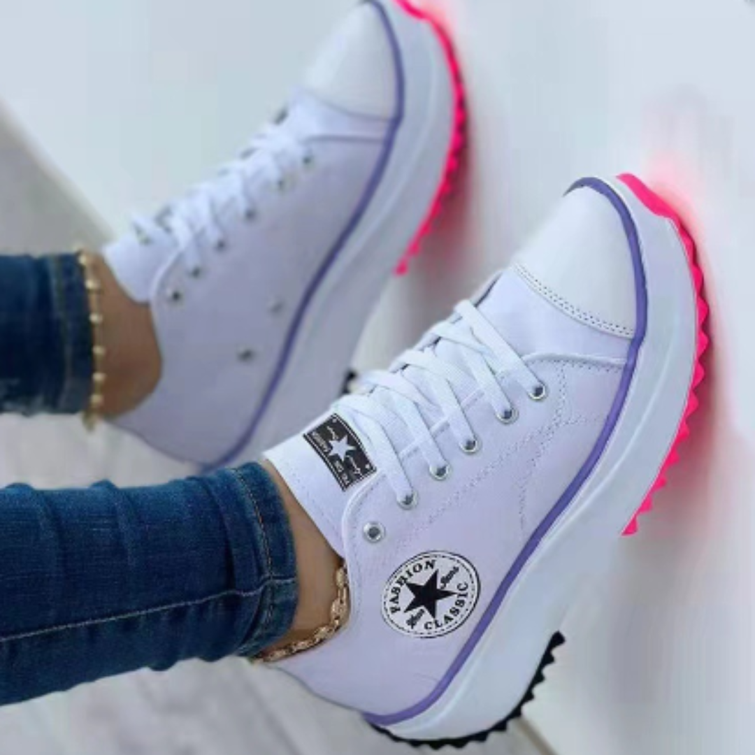 Happy™ ComfySneakers: Comfortabele Mode Sneakers Schoenen Voor Vrouwen