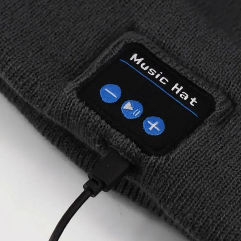 Icone™ MultiBeanie: Multifunctioneel LED- Licht En Bluetooth Warme Muts