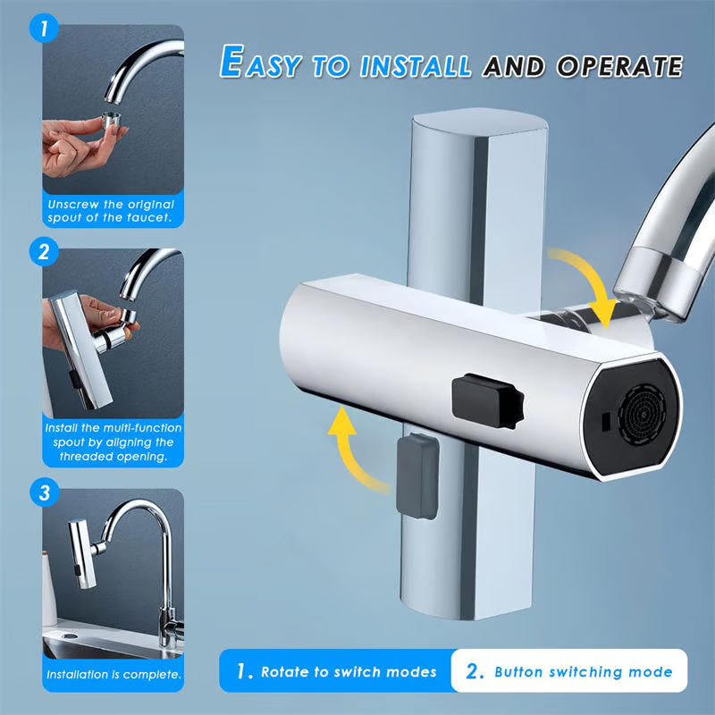 Globetrek° WaterfallFaucet: Strakke Keuken Waterval Kraan