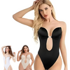 Icone™ SeamlessBodysuit: Laag Snit Naadloos Bodypak Shapewear