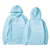 Icone™ DearHoodie: Hoodie Met Voor En Achterkant Opdruk Bericht