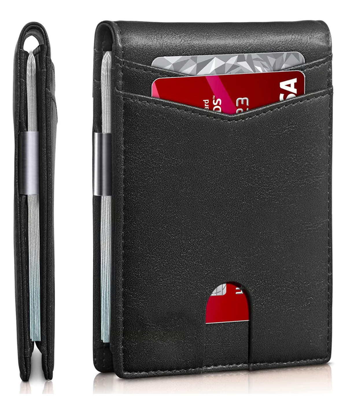 Icone™ SlimWallet: Ultra Slank En Veilig RFID Leder Portemonnee Voor Mannen