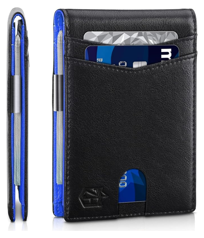 Icone™ SlimWallet: Ultra Slank En Veilig RFID Leder Portemonnee Voor Mannen