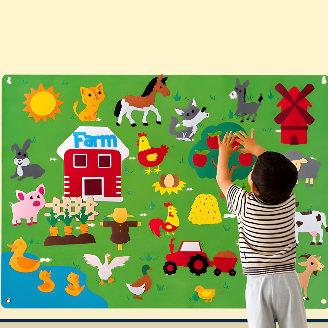 Kletshuts™ LearningBoard: Interactief Vroeg Onderwijs Leren Bord Set
