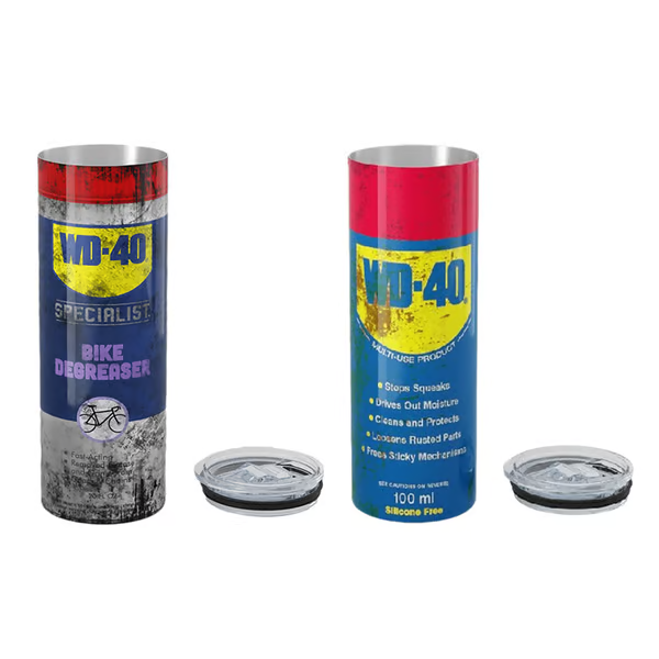 DirtyTumbler - Roestvrij Staal WD-40 Geïnspireerd Vuile Tumbler