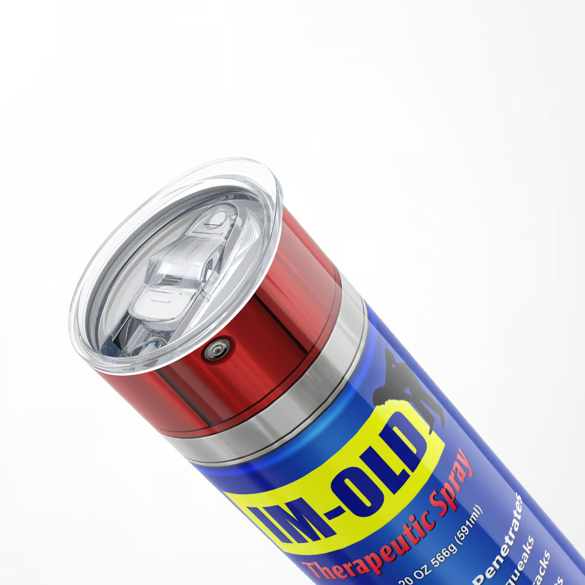 DirtyTumbler - Roestvrij Staal WD-40 Geïnspireerd Vuile Tumbler