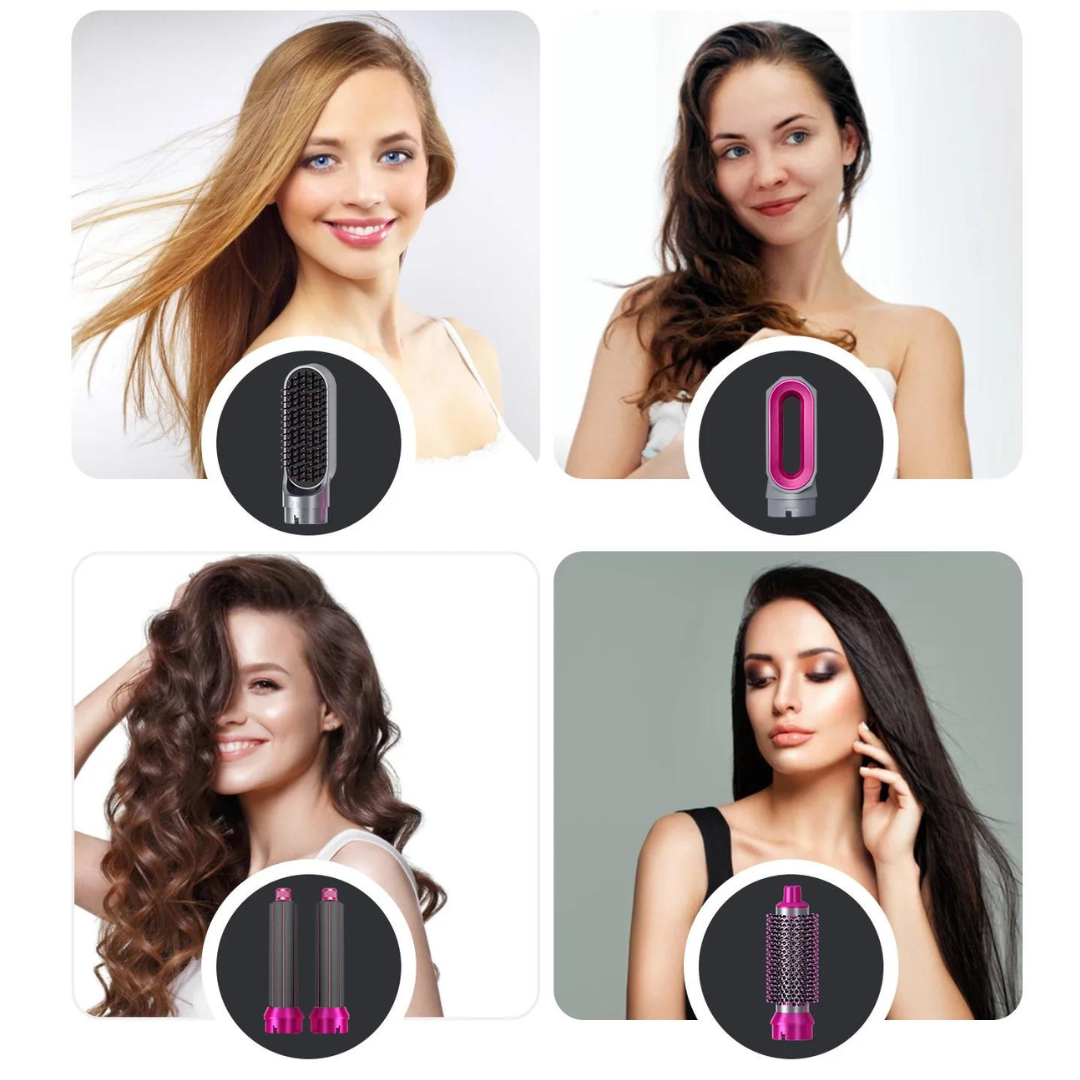 Rose® HairStyler -5 in 1 Professionele Haarstyler Borstelset