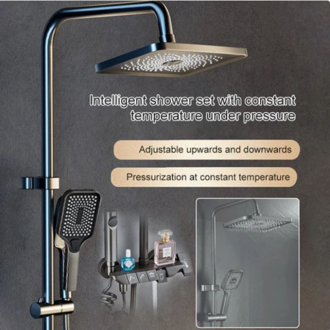 Borhe® ShowerSet: Wand Gemonteerd Hoge Druk Douche Set