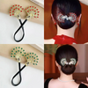 Rose® HairTie 1+1 GRATIS: Stijlvolle Haartie Elegante Vintage Kristallen Paardenstaart Draai-Houder