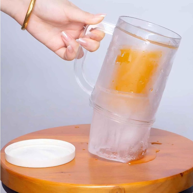 Globetrek° IceMug 1+1 GRATIS: Dubbele Laag Snel Ijs IJs Koel Vriezer Mok