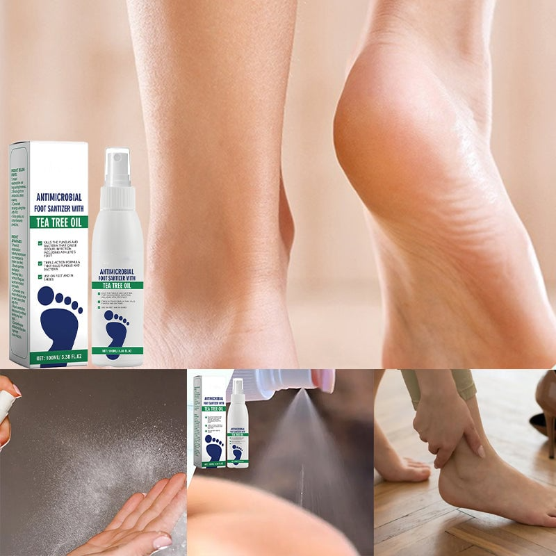 FootCare 1+1 GRATIS: Antimicrobieel Diepe Hydratatie Voetverzorging Spray