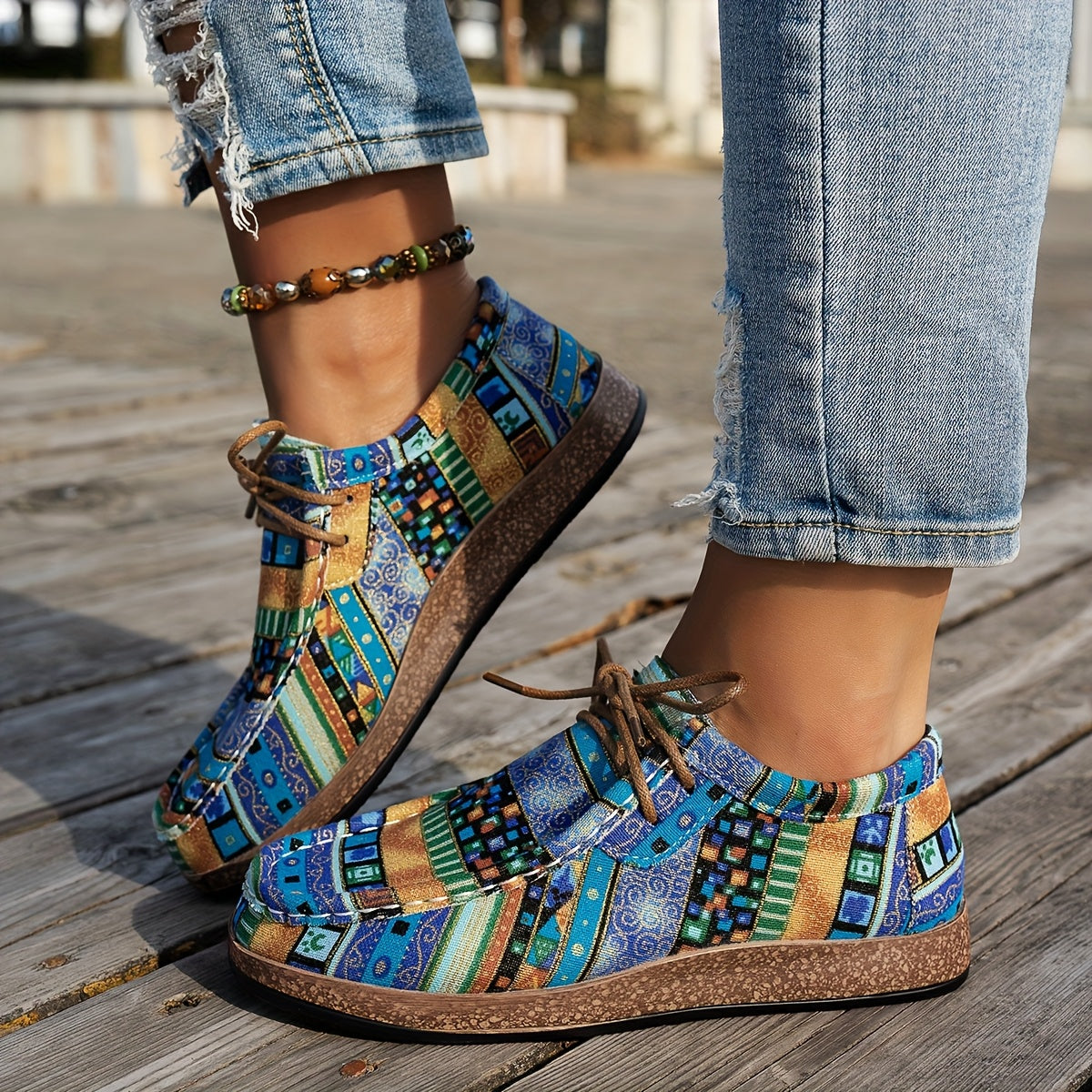 Happy™ ColorfulShoes: Stijlvol Modern Design Dames Schoeisel