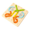 Kletshuts™ PuzzleBoard - Montessori Houten Puzzel Bord Set