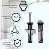 Globetrek° ToiletBolt 1+1 Set GRATIS: Zware Toiletbril Vergrendelingsbout En Schroevenset