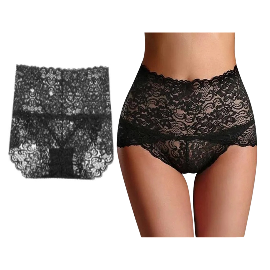 Icone™ LacePanties 1+1 GRATIS: Ademend Hoog Taille Naadloos Kanten Slipje