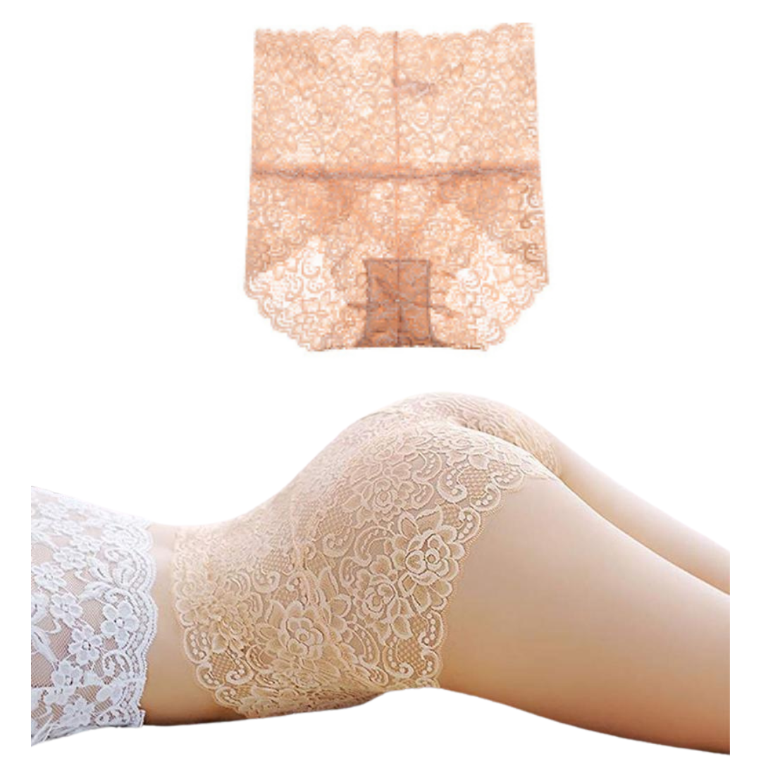 Icone™ LacePanties 1+1 GRATIS: Ademend Hoog Taille Naadloos Kanten Slipje