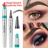 EyebrowPen 1+1 GRATIS: 3D Waterdichte Microblading Wenkbrauw Pen