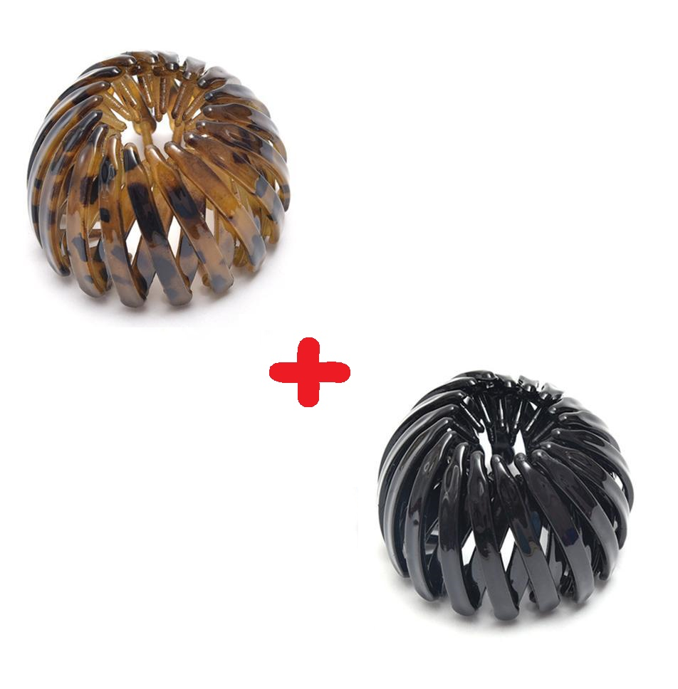 Rose® HairBun 1+1 GRATIS: Vrouwen Luie Haar Bun Houder