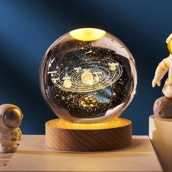 Ledsen™ CrystalBall - 3D Zonnestelsel Kristallen Bal Met LED Licht