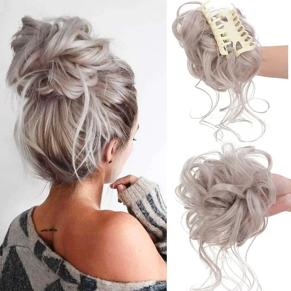 Rose® CurlyBun: Instant Krullend Bun Haar Klem