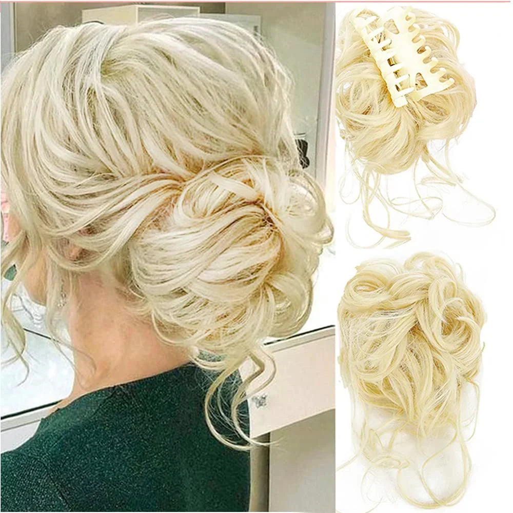 Rose® CurlyBun: Instant Krullend Bun Haar Klem