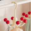 GlideHold® HangerHooks: 360° Draaibare 6-Klauw Haken Kastorganizer Hanger