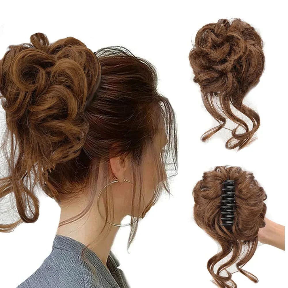 Rose® CurlyBun: Instant Krullend Bun Haar Klem