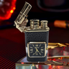 WatchLighter: Vintage Geïnspireerd Multifunctioneel Dubbel Vlam Horloge Aansteker