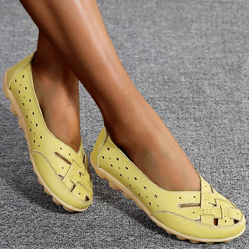Happy™ SoftShoes: Flexibele Zachte Gedempte Platte Schoenen Voor Vrouwen