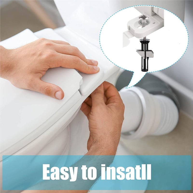 Globetrek° ToiletBolt 1+1 Set GRATIS: Zware Toiletbril Vergrendelingsbout En Schroevenset