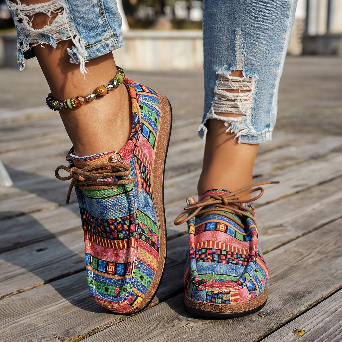 Happy™ ColorfulShoes: Stijlvol Modern Design Dames Schoeisel