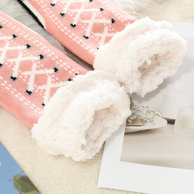 Happy™ HomeSocks: Pluizig Dik Winter Home Sokken