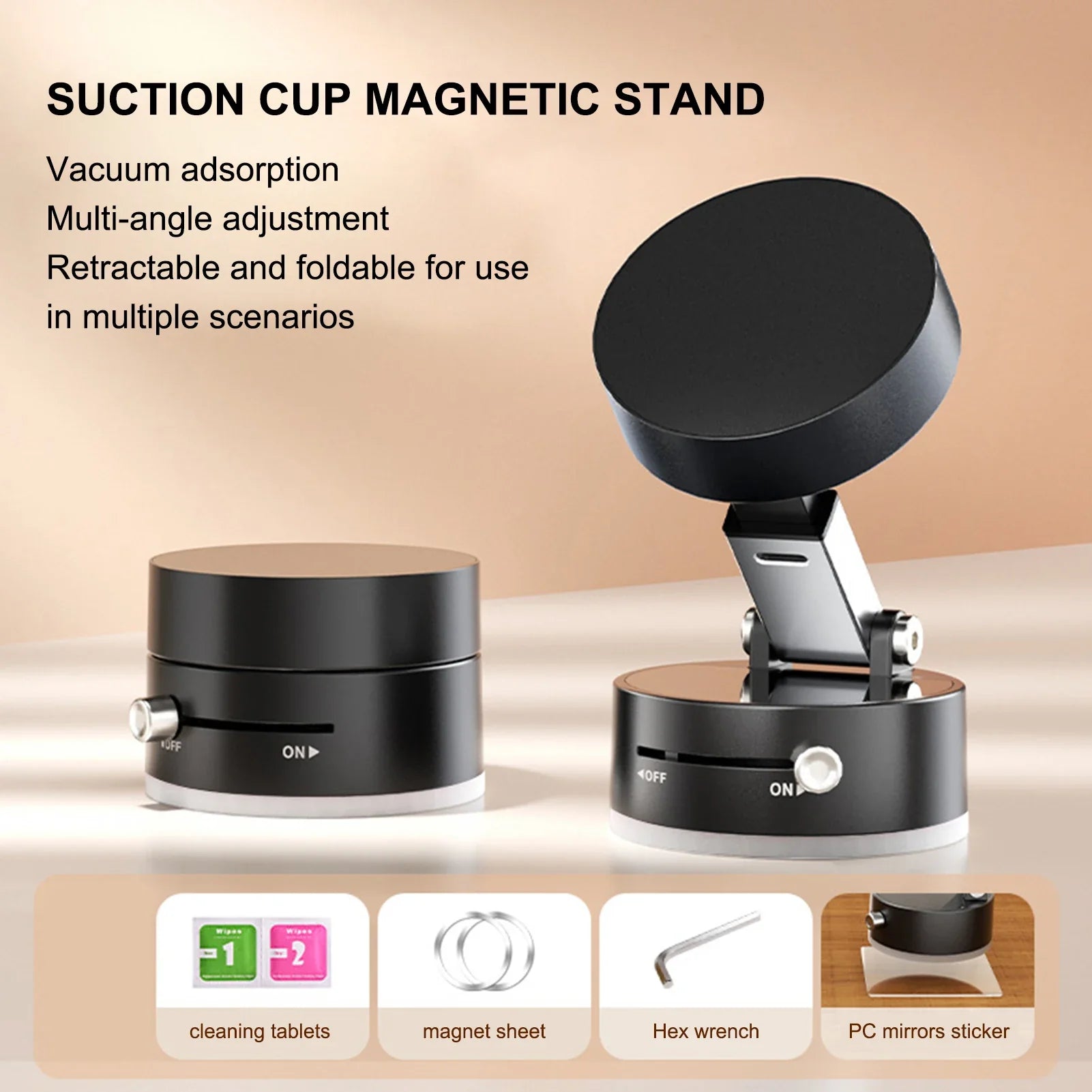 Holder360° MagnetHold 1+1 GRATIS: Multifunctionele Magnetische En Verstelbare Telefoonhouder
