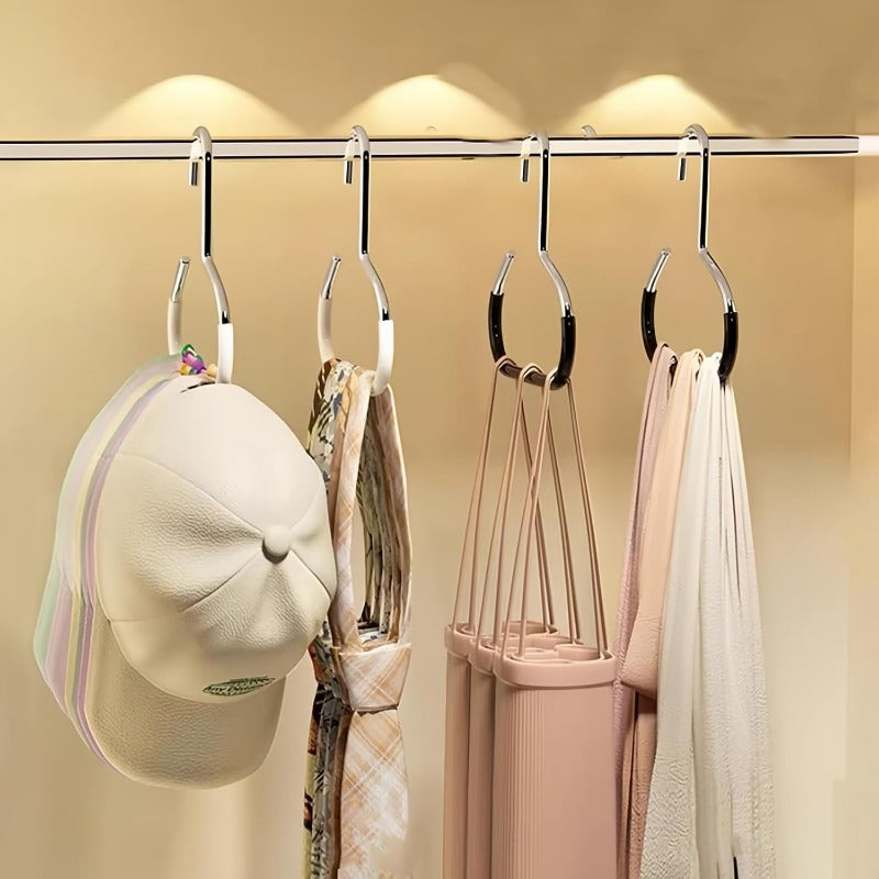 GlideHold® ClosetRing 10+10 GRATIS: Open Ring Ruimtebespaarder Kast Hanger