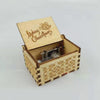 MusicBox -  Hand Zwengel Houten Muziekdoos