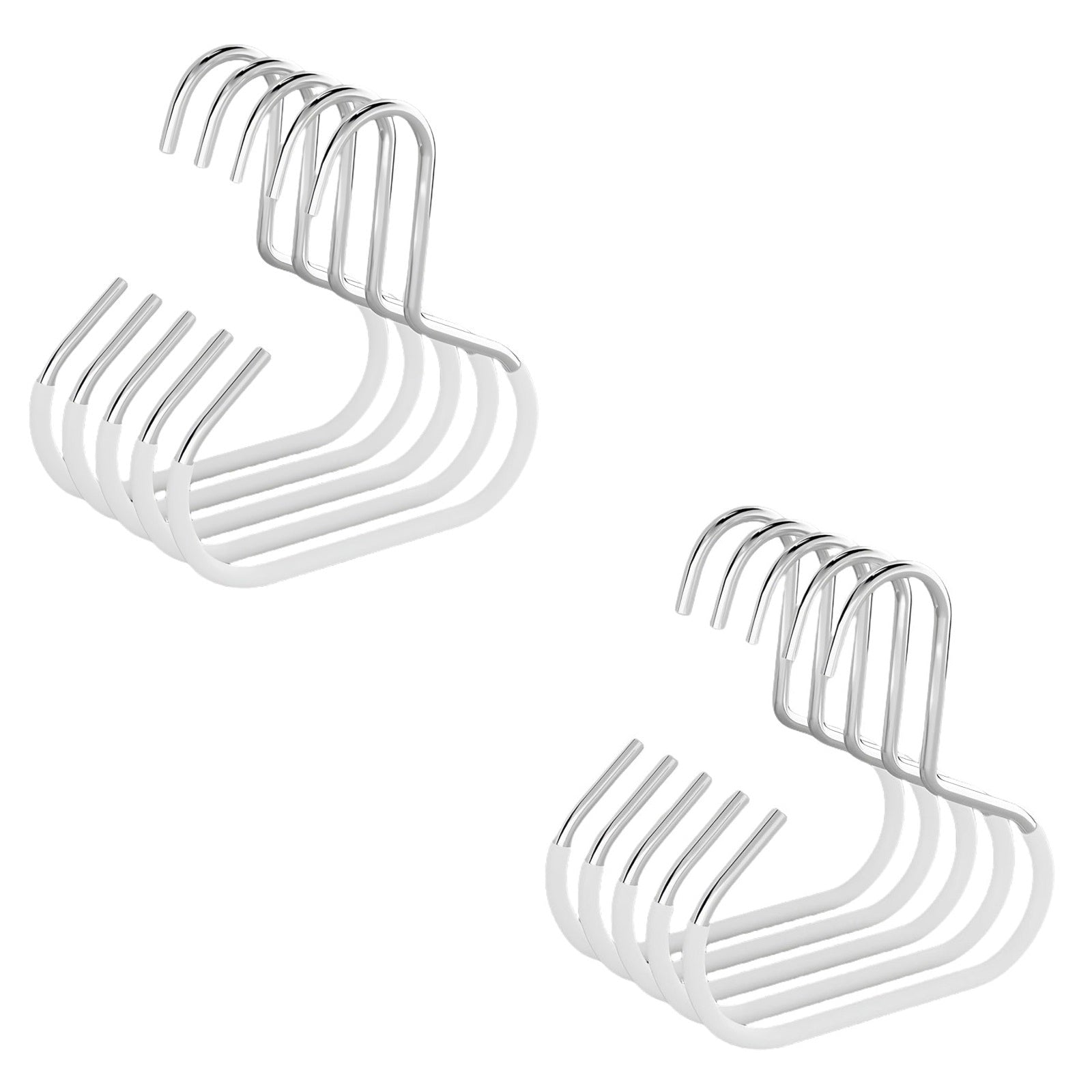 GlideHold® ClosetRing 10+10 GRATIS: Open Ring Ruimtebespaarder Kast Hanger