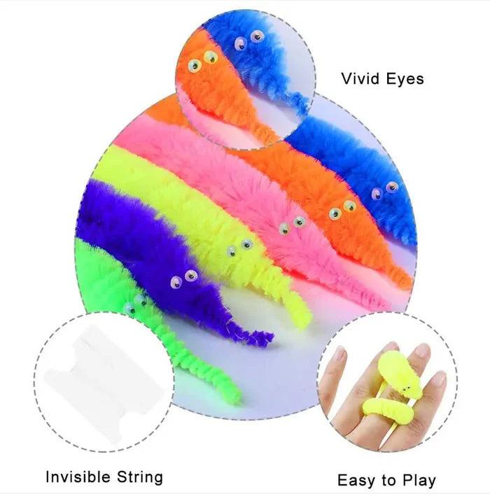 Kletshuts™ TwistyWorm - Regenboog Magie Twisty Worm