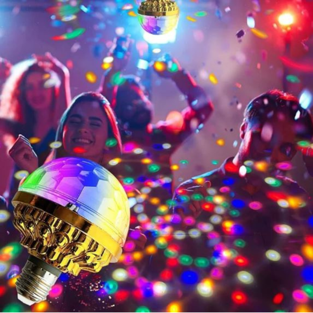 Ledsen™ DiscoBall 1+1 GRATIS: Kleurrijke LED Roterende Disco Lichte Bal