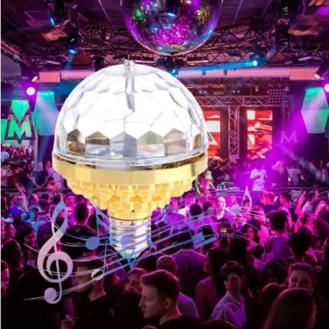 Ledsen™ DiscoBall 1+1 GRATIS: Kleurrijke LED Roterende Disco Lichte Bal