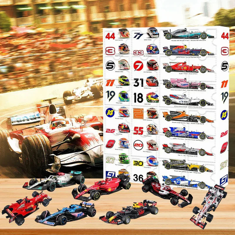 RacingCalendar - Formule 1 Racing Wagens Advent Kalender