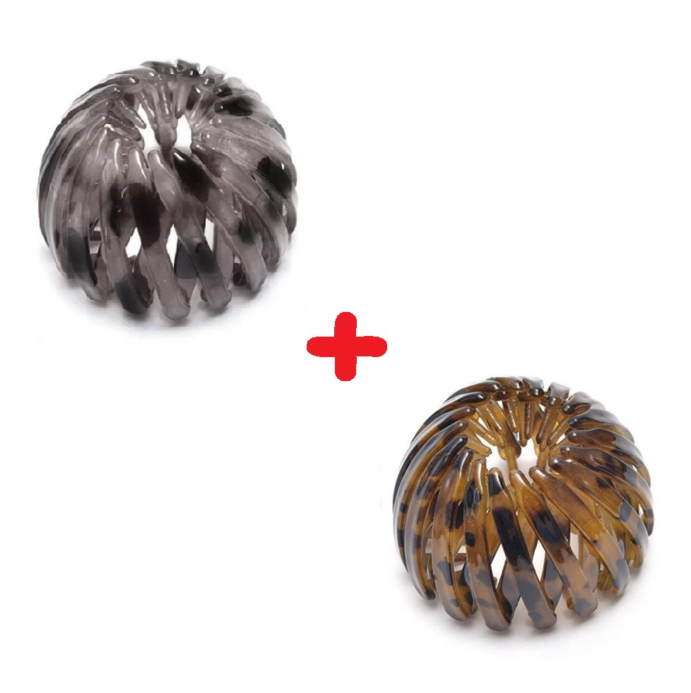 Rose® HairBun 1+1 GRATIS: Vrouwen Luie Haar Bun Houder