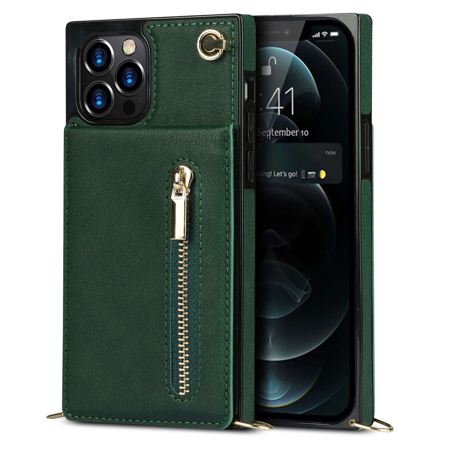 Icone™ PhoneWallet: Crossbody Telefoon Case Portemonnee En Kaarthouder